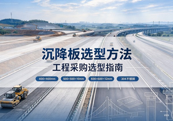 集贤沉降板选择方法